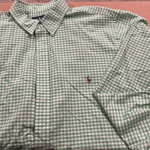 Polo by Ralph Lauren Mint Green Checkered Shirt